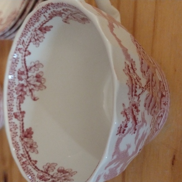 Myott's Country Life cups/saucers - Picture 3 of 10